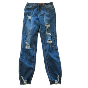 Flying Angel women's size 1 distressed jeans